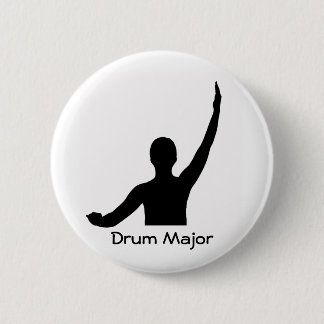 Drum Major 2 Inch Round Button