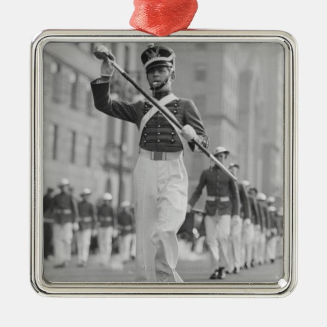 Drum Major Metal Ornament (Front)