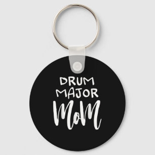 Drum Major Mom Marching Band Funny Gift Christmas Keychain