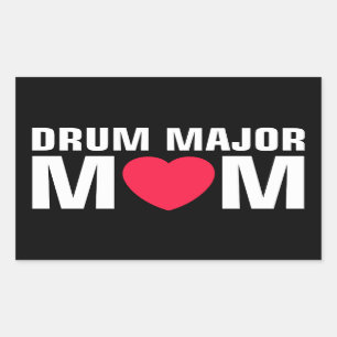 Drum Major Mom - Marching Band Sticker