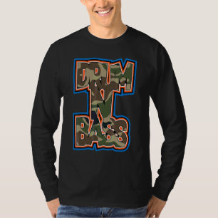 Drum N Bass Camouflage Original Junglist T-Shirt