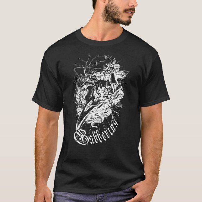 Drum N Bass Hardcore Gabber Devil Satan Techno Fre T-Shirt (Front)