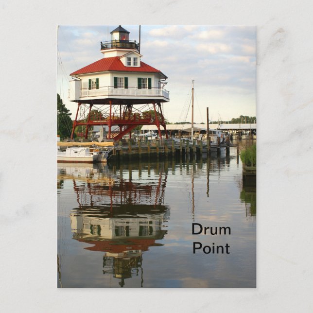 (Drum Point Lighthouse Postcard (Front)