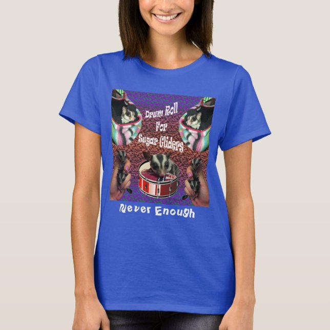 Drum Roll for Sugar Gliders Womens T-Shirt (Front)