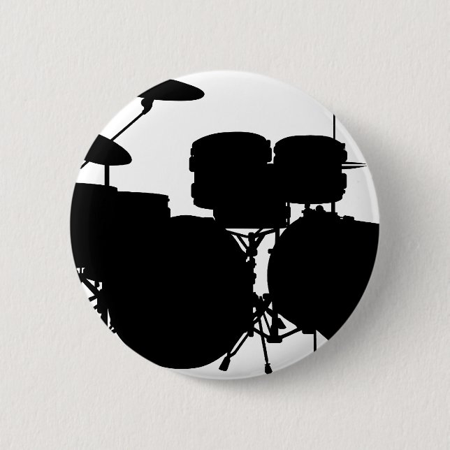 Drum Set 2 Inch Round Button (Front)