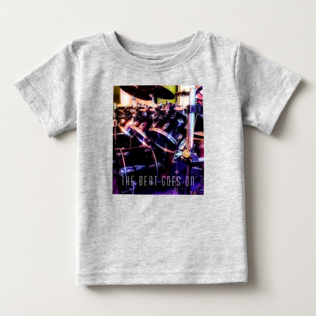 Drum Set Baby T-Shirt (Front)