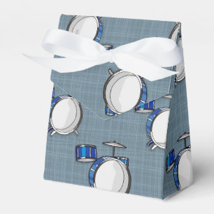 Drum Set; Blue Favor Box
