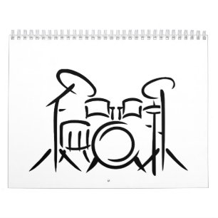 Drum set calendar