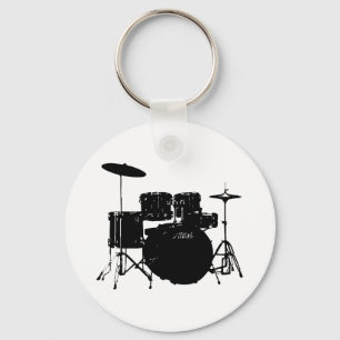 Drum Set Keychain