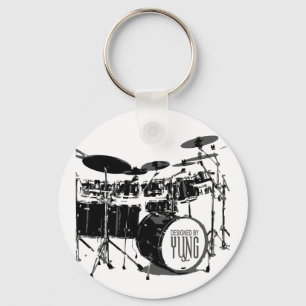 Drum Set Keychain