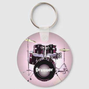 Drum Set Keychain