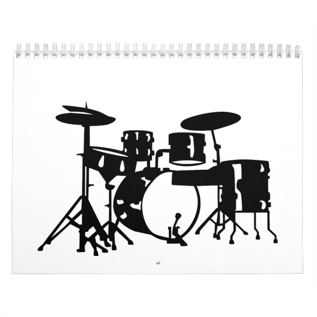 Drum set percussion calendar (Cover)
