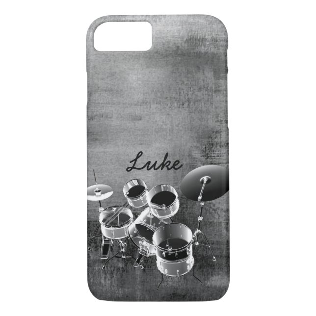 Drum Set / Personalized Gift for Drummers Case-Mate iPhone Case (Back)