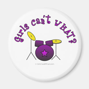 Drum Set - Purple Magnet