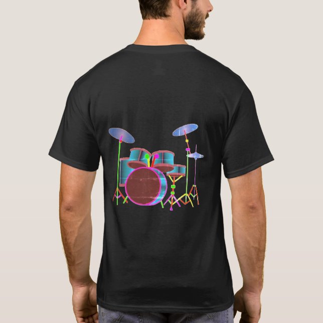 Drum set T-Shirt (Back)