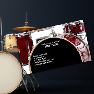 Drum Teacher Business Card