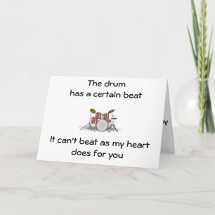 DRUMBEAT-HEARTBEAT-EVERYDAY/ON YOUR BIRTHDAY CARD