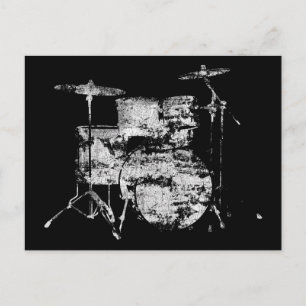 drumkit postcard