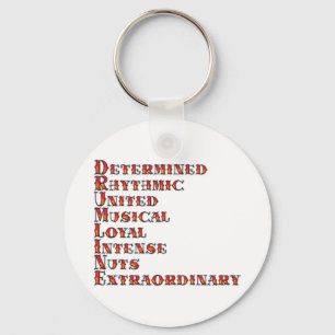 Drumline Definition Keychain