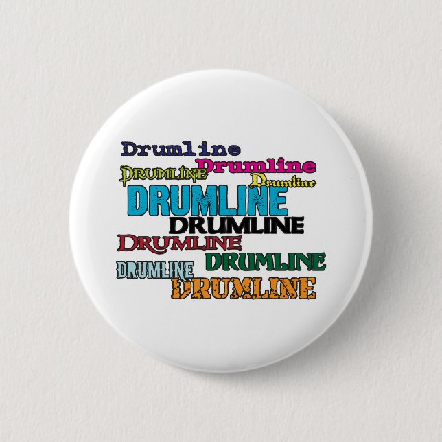 Drumline Multi 2 Inch Round Button (Front)