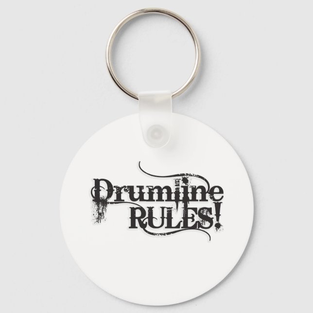 Drumline RULES Keychain (Front)