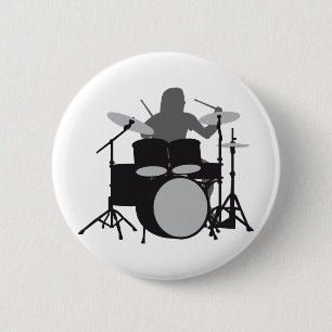 drummer 2 inch round button