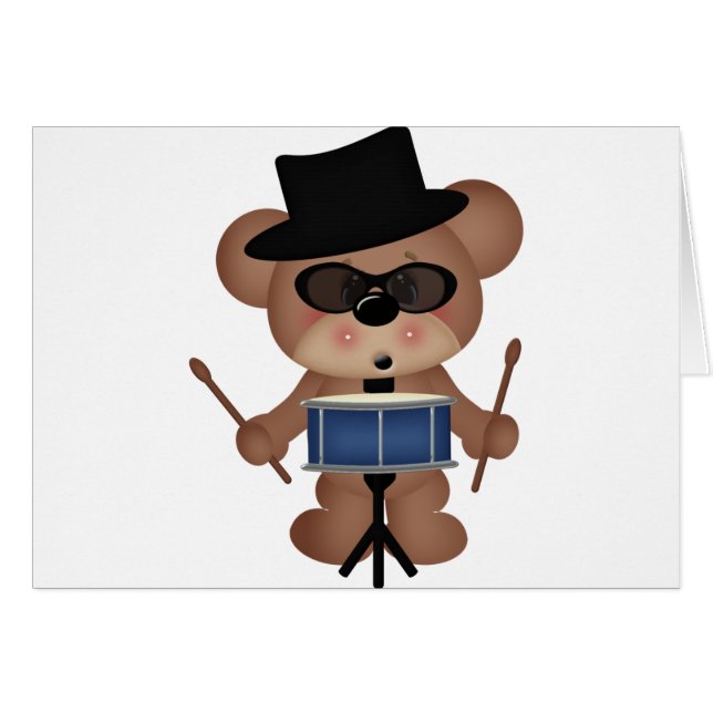 Drummer bear (Front Horizontal)