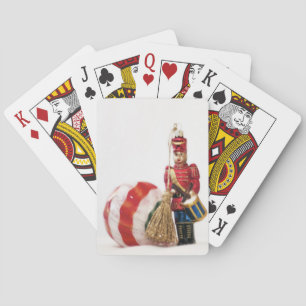 Drummer Boy and Christmas Ball Playing Cards