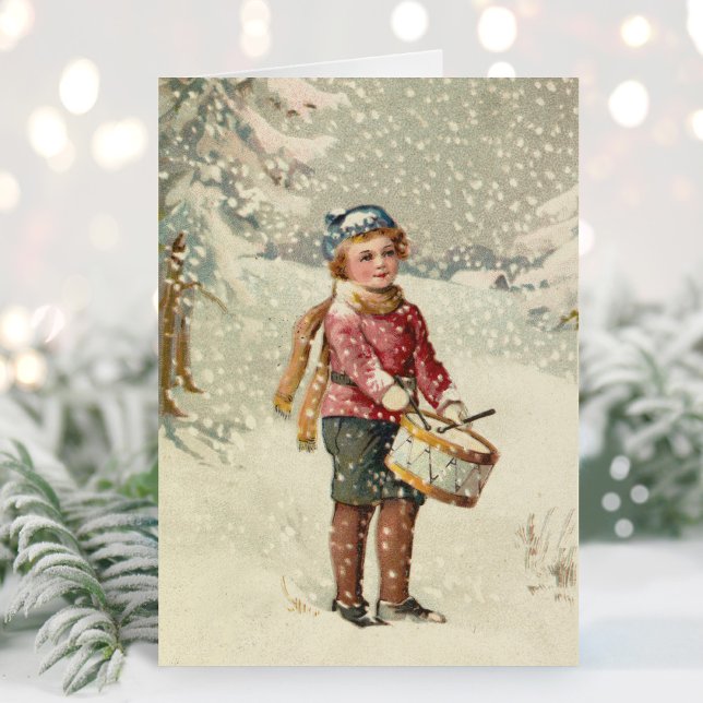 Drummer Boy | Vintage Christmas Card (Creator Uploaded)