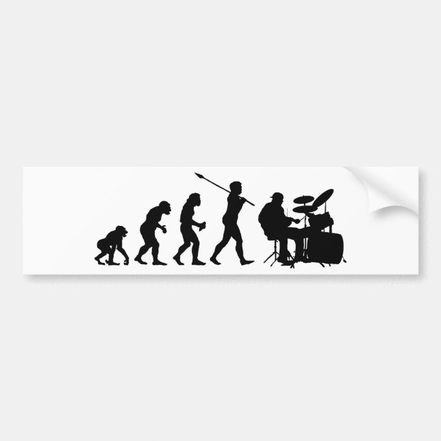 Drummer Bumper Sticker (Front)