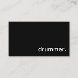 Drummer Business Card