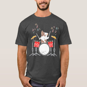 Drummer Cat Drums T-Shirt