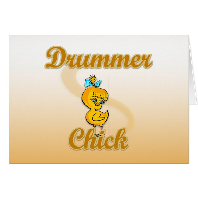 Drummer Chick (Front Horizontal)