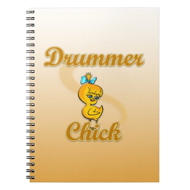 Drummer Chick Notebook (Front)