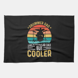 Drummer Dad Kitchen Towel