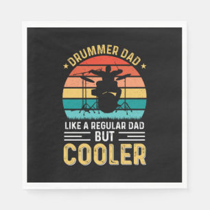 Drummer Dad Napkin