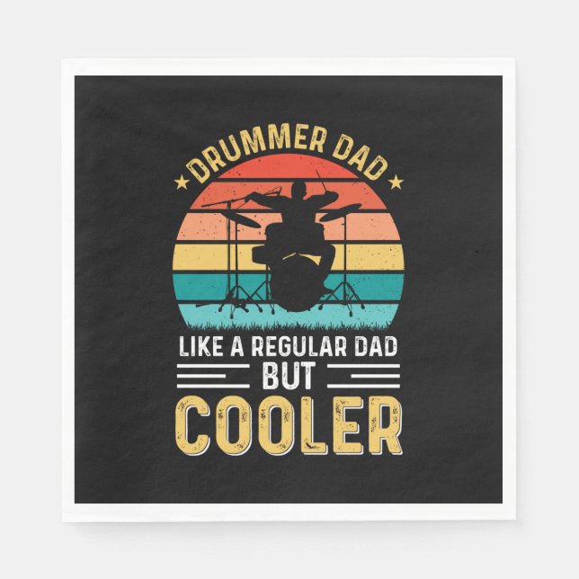 Drummer Dad Napkin (Front)