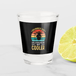 Drummer Dad Shot Glass