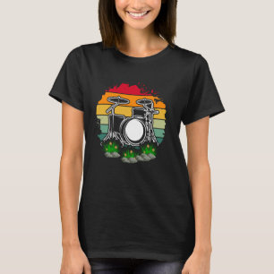 Drummer Drumset Vintage T-Shirt