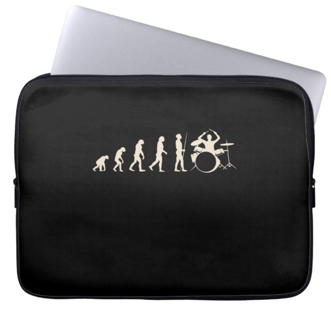 Drummer Evolution Laptop Sleeve (Front)