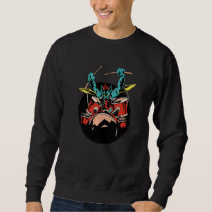Drummer For Men Women Music Drum Set Drumming Sweatshirt