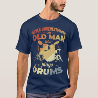 Drummer Grandpa Father s Day family T-Shirt