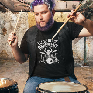 Drummer In The Basement Band Tee