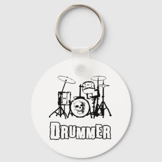 Drummer Keychain