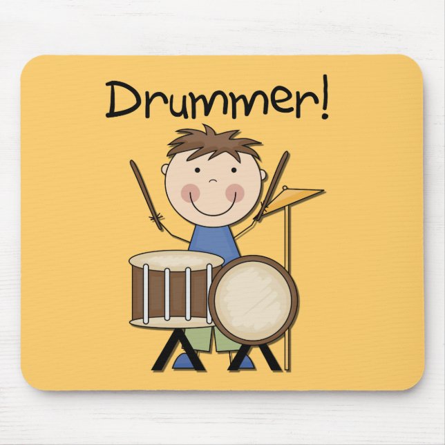 Drummer - Male Tshirts and Gifts Mouse Pad (Front)