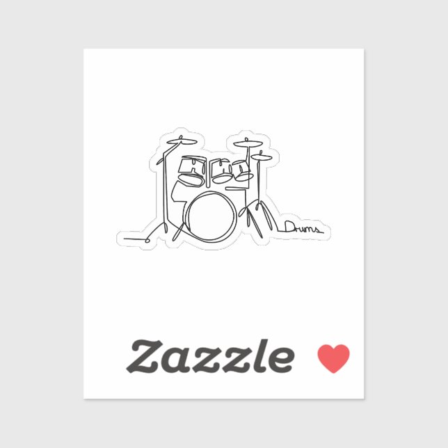 Drummer Music Design One-Line Drums  (Sheet)