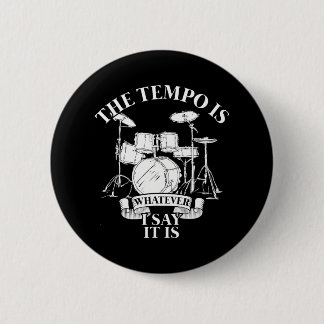 Drummer Musical Instrument Music Drummer Drums 2 Inch Round Button