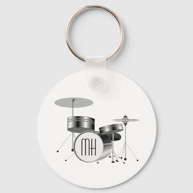 Drummer - Musician Keychain (Front)