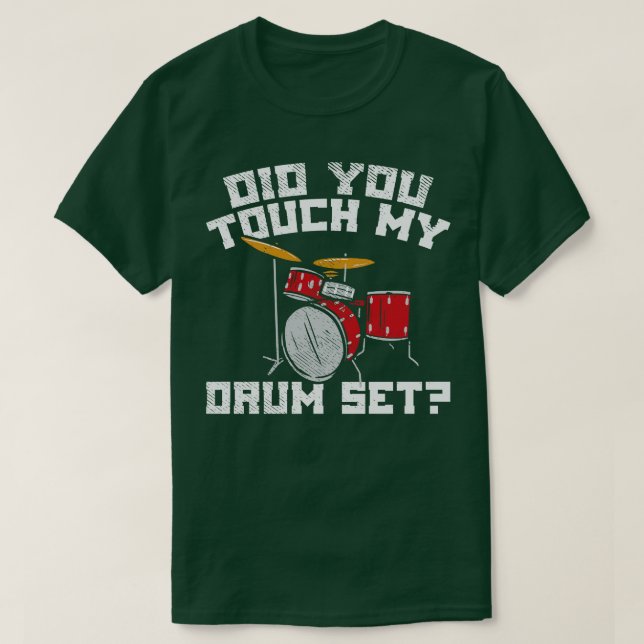 Drummer My Drum Set 2 T-Shirt (Design Front)