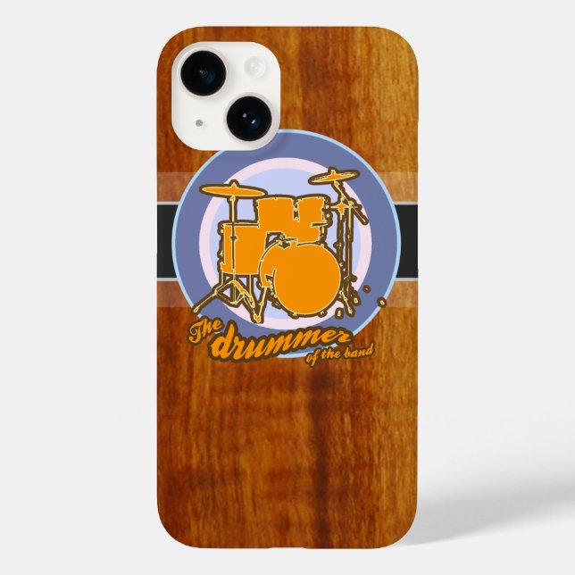 Drummer of the band cool Case-Mate iPhone case (Back)